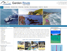 Tablet Screenshot of gardenroute.co.za