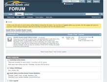Tablet Screenshot of forum.gardenroute.com